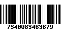 Código de Barras 7340083463679