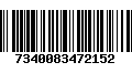 Código de Barras 7340083472152