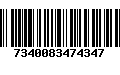 Código de Barras 7340083474347