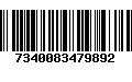 Código de Barras 7340083479892