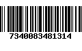 Código de Barras 7340083481314