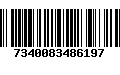 Código de Barras 7340083486197