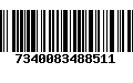 Código de Barras 7340083488511