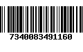 Código de Barras 7340083491160