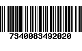 Código de Barras 7340083492020