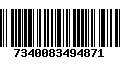 Código de Barras 7340083494871