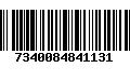 Código de Barras 7340084841131