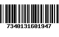 Código de Barras 7340131601947