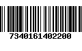 Código de Barras 7340161402200