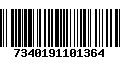 Código de Barras 7340191101364