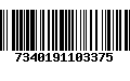 Código de Barras 7340191103375