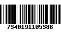 Código de Barras 7340191105386