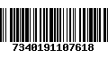 Código de Barras 7340191107618