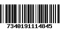 Código de Barras 7340191114845