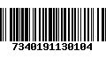 Código de Barras 7340191130104