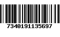 Código de Barras 7340191135697