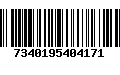 Código de Barras 7340195404171