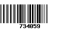 Código de Barras 734059