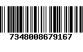 Código de Barras 7348008679167