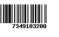 Código de Barras 7349103200