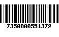 Código de Barras 7350000551372