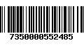 Código de Barras 7350000552485