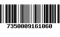 Código de Barras 7350009161060