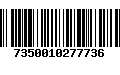 Código de Barras 7350010277736