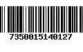 Código de Barras 7350015140127