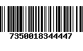 Código de Barras 7350018344447