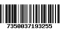 Código de Barras 7350037193255