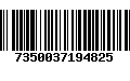 Código de Barras 7350037194825