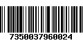 Código de Barras 7350037960024