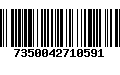 Código de Barras 7350042710591