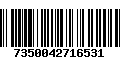 Código de Barras 7350042716531