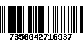 Código de Barras 7350042716937