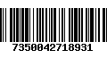 Código de Barras 7350042718931