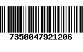 Código de Barras 7350047921206