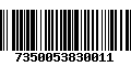 Código de Barras 7350053830011