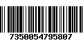 Código de Barras 7350054795807