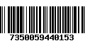 Código de Barras 7350059440153