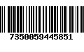 Código de Barras 7350059445851