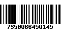 Código de Barras 7350066450145