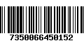 Código de Barras 7350066450152