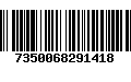 Código de Barras 7350068291418