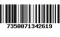 Código de Barras 7350071342619