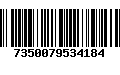 Código de Barras 7350079534184