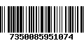 Código de Barras 7350085951074