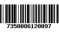 Código de Barras 7350086120097