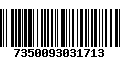 Código de Barras 7350093031713